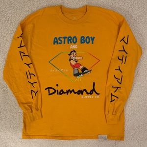 Astroboy & Diamond long sleeve men shirt